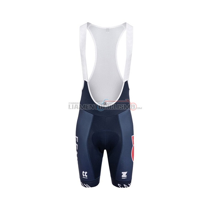 Abbigliamento Ciclismo Alpecin Fenix Manica Corta 2022 Scuro Blu